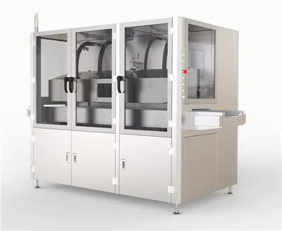 Machine de nettoyage et de séchage d'ampoules pour bouteilles scellées